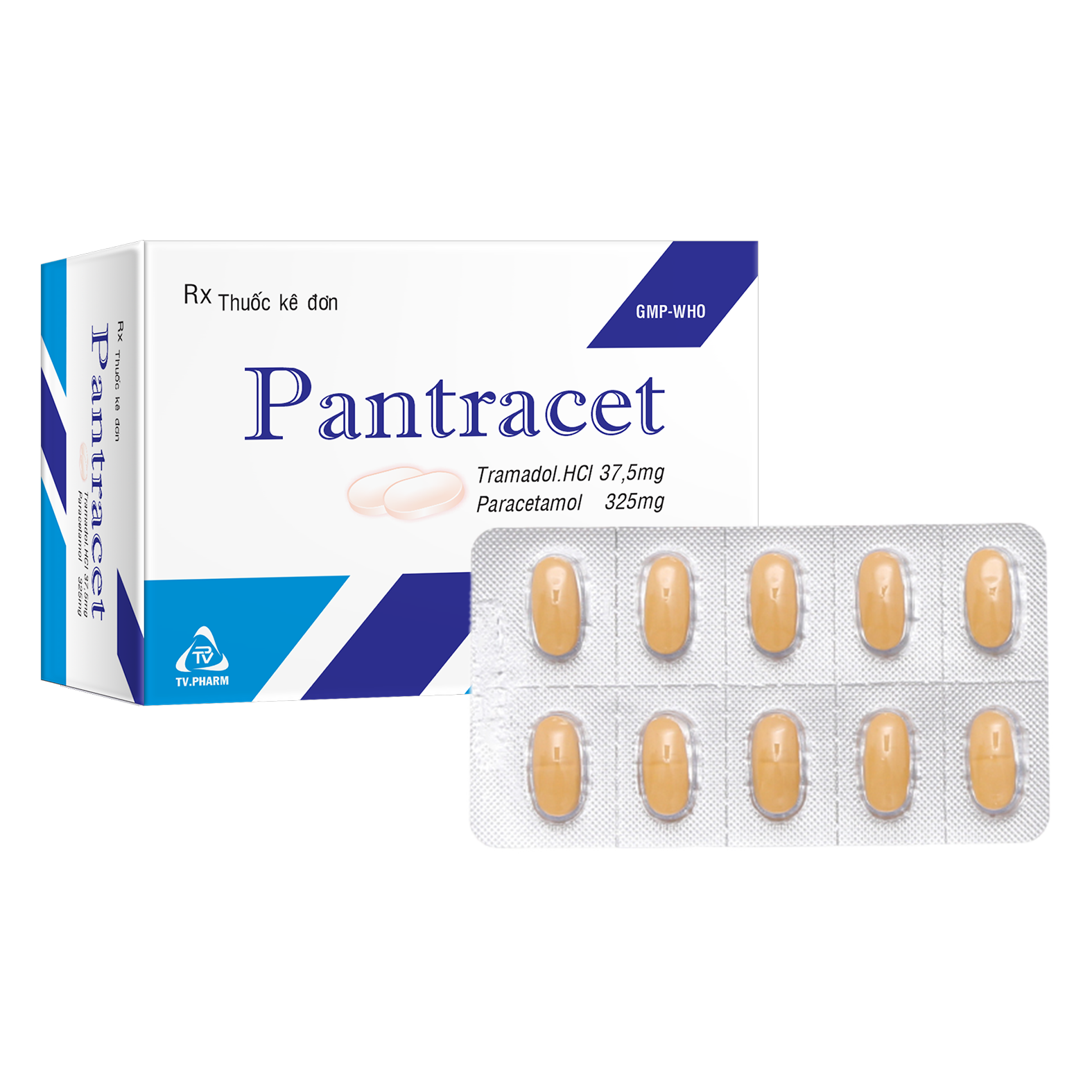 Viên nén bao phim Pantracet V/10, H/50